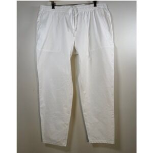 Lululemon Lab White Utilitech Mens XXL Pull-On Tapered Pants LM5AJGS